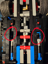 Wandhouder voor LEGO Technic-auto's