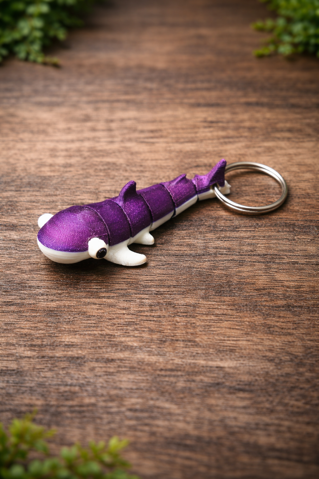 3D-geprinte haaiensleutelhanger