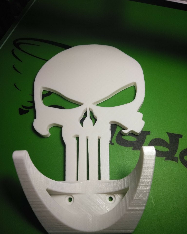 Punisher-wandhouder voor skateboard
