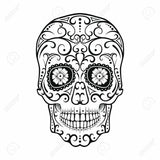 Decoratief suikerschedelfiguurtje voor Día de los Muertos, nr. 22