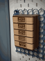 Modulaire ladeorganizer met push-to-open – Multiboard-compatibel