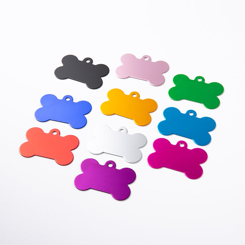 Hondenpenning met gravure – gepersonaliseerd naamplaatje met ring