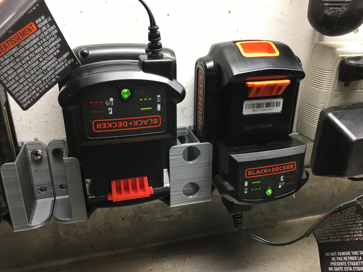 Batterijhouder voor Black & Decker / DeWalt 20V – enkel of dubbel