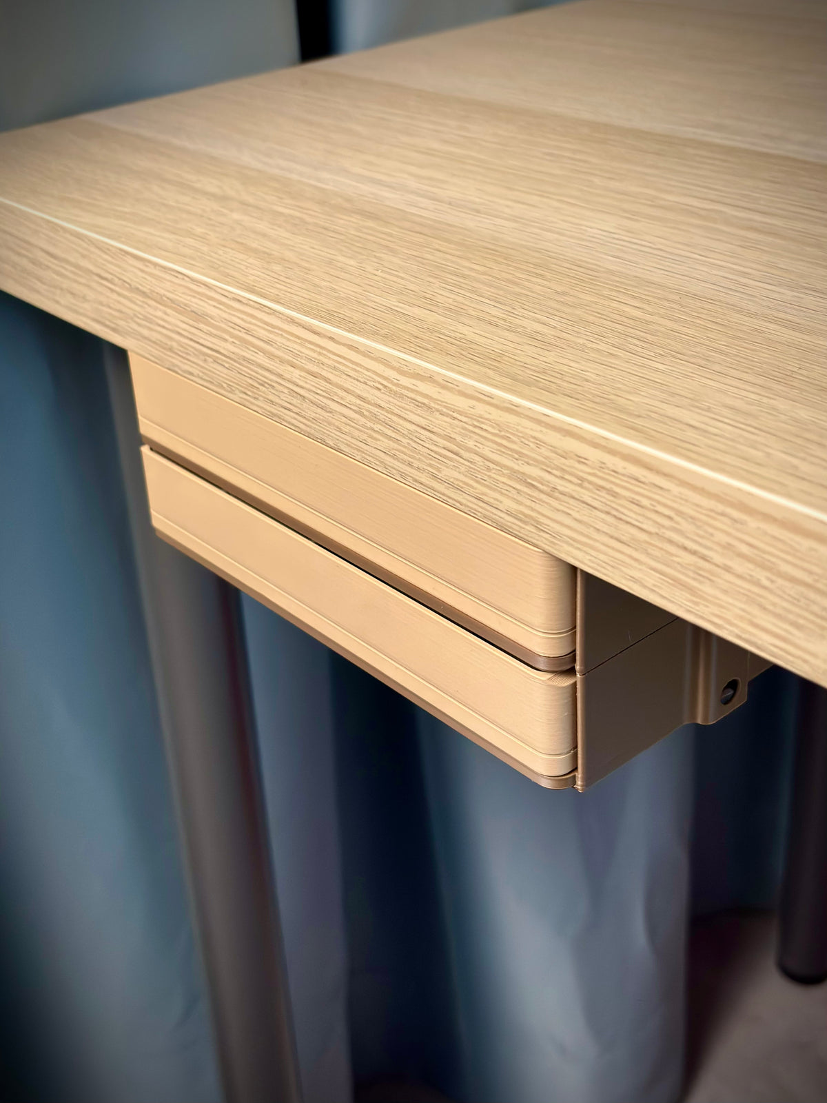 Modulaire lade voor onder het bureau met pushsluiting, Gridfinity 4×2