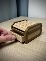 Opbergbox met roldeksel – voor bureau en sieraden