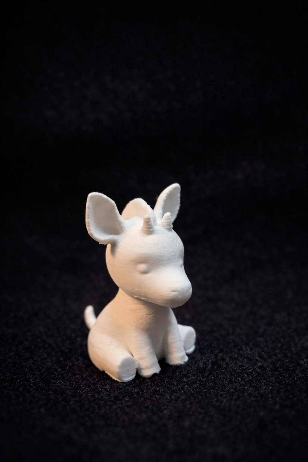 Wit figuurtje om zelf te schilderen: ezel, 4–6 cm (doe-het-zelfdecoratie)