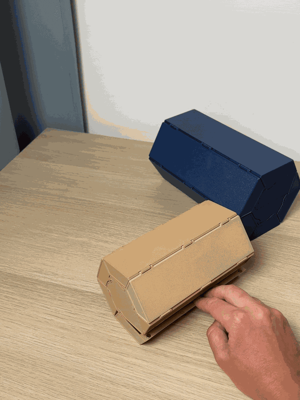 Oprolbare opbergbox – modulaire organizer voor kleine spulletjes