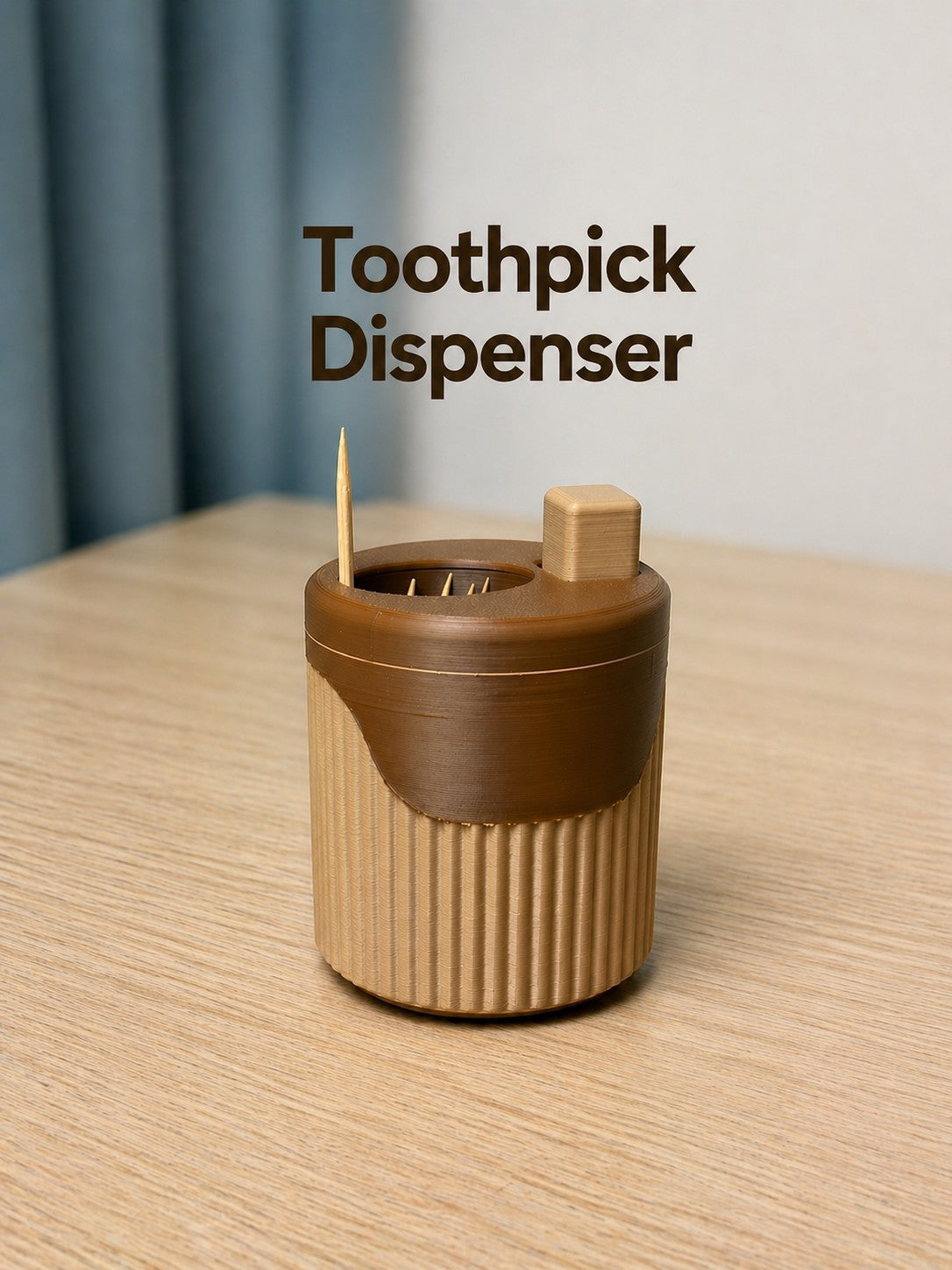 Tandenstokerdispenser – één tandenstoker per druk
