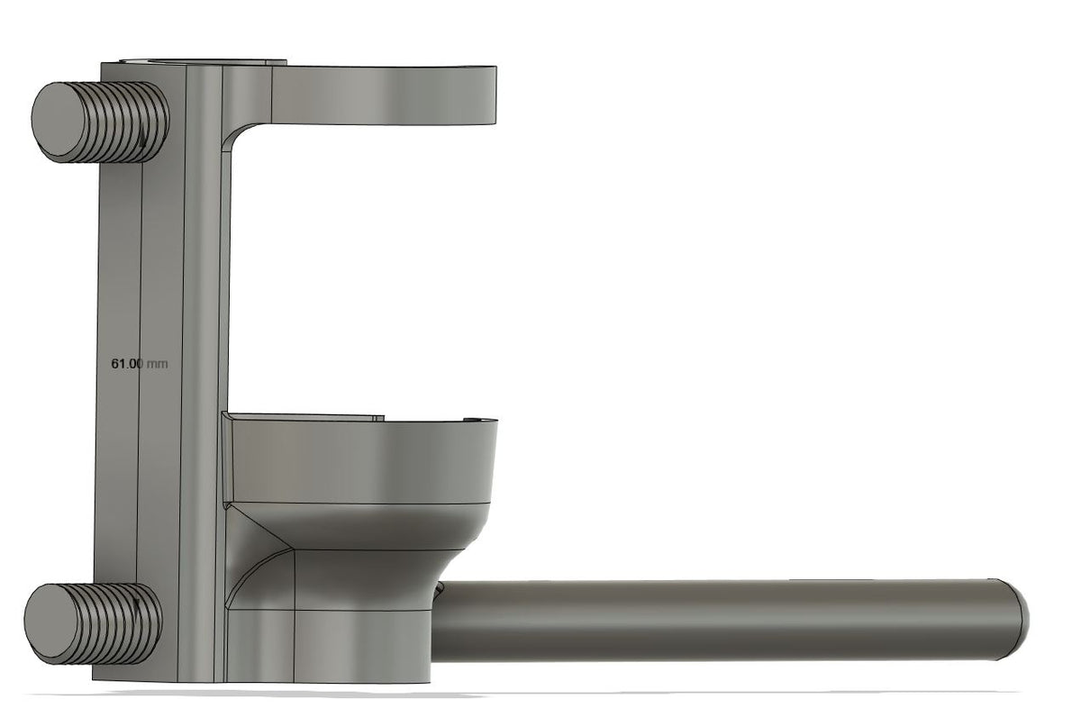 Houder voor vogelbadje voor 61 mm draadafstand