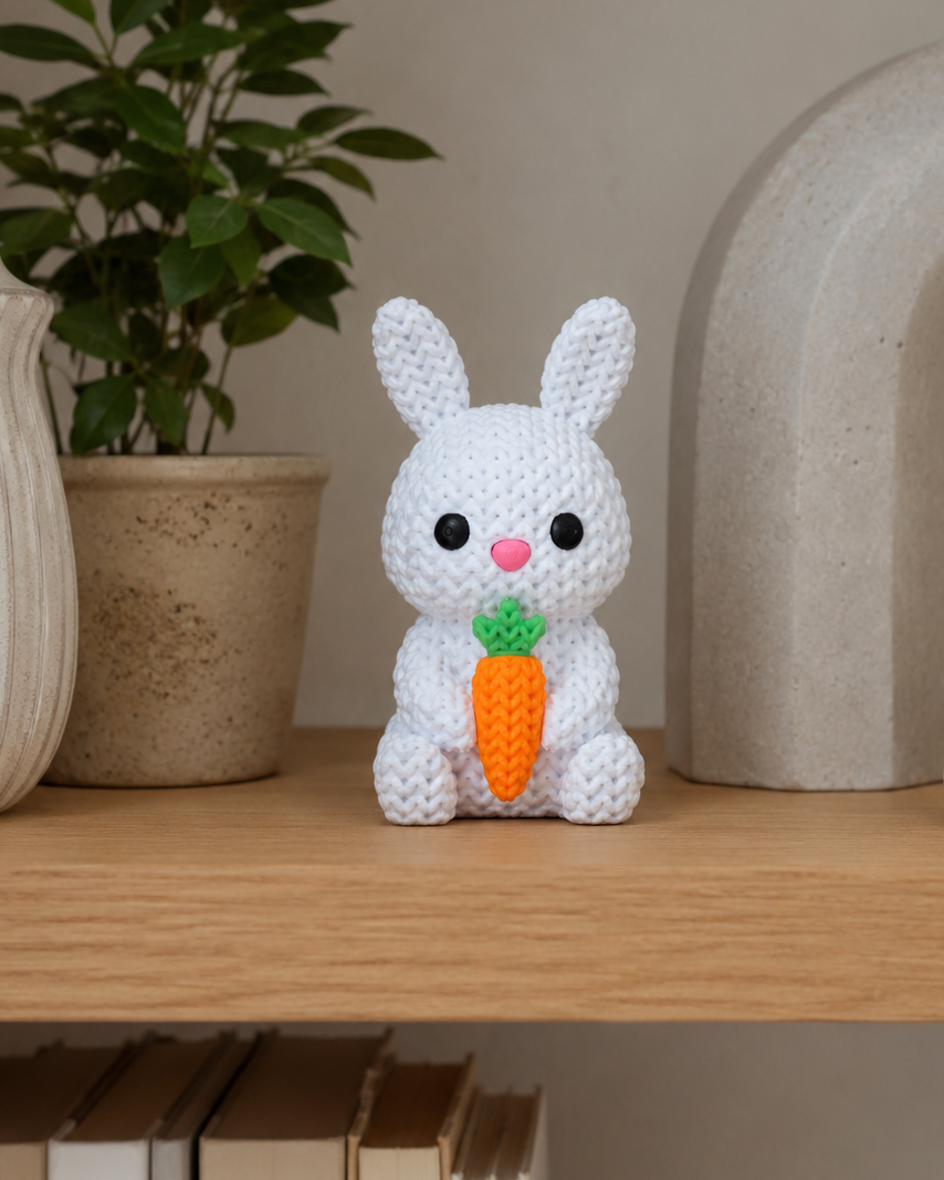 Figuur konijn – Paasdecoratie met wortel