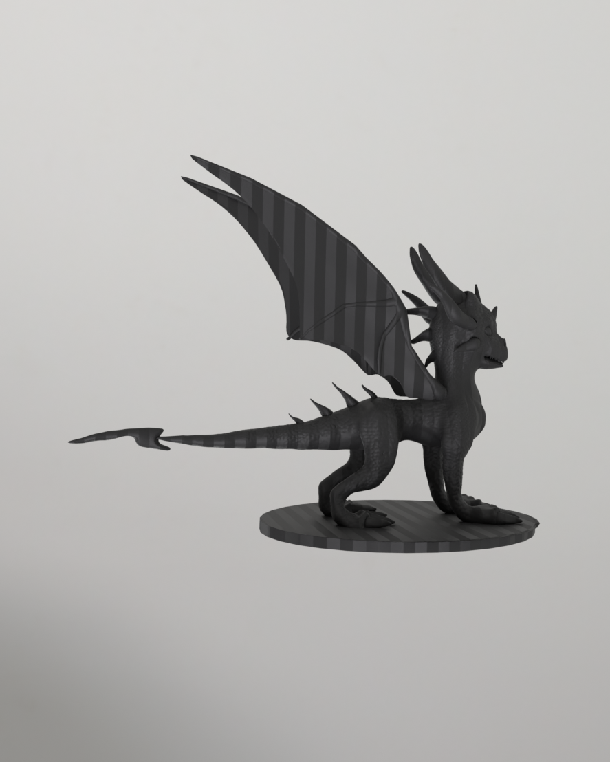 De draak Cynder uit The Legend of Spyro – statisch beeld