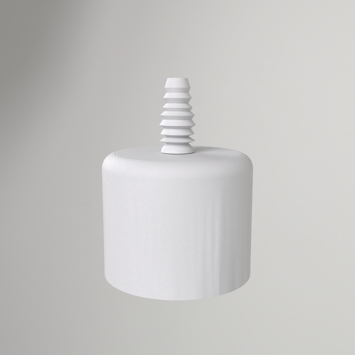 2" pvc-eindkap met adapter voor 10 mm siliconenslang