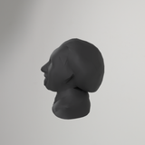 Low poly buste van Albert Einstein