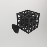Infinity Cube met voet – zonder support te printen
