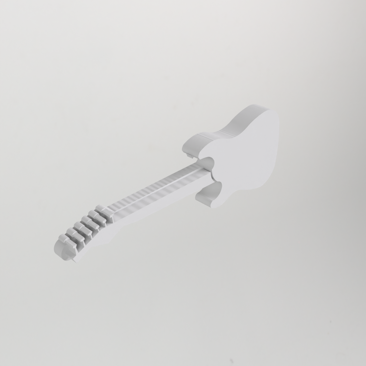 Gitaarvormige plectrumhouder