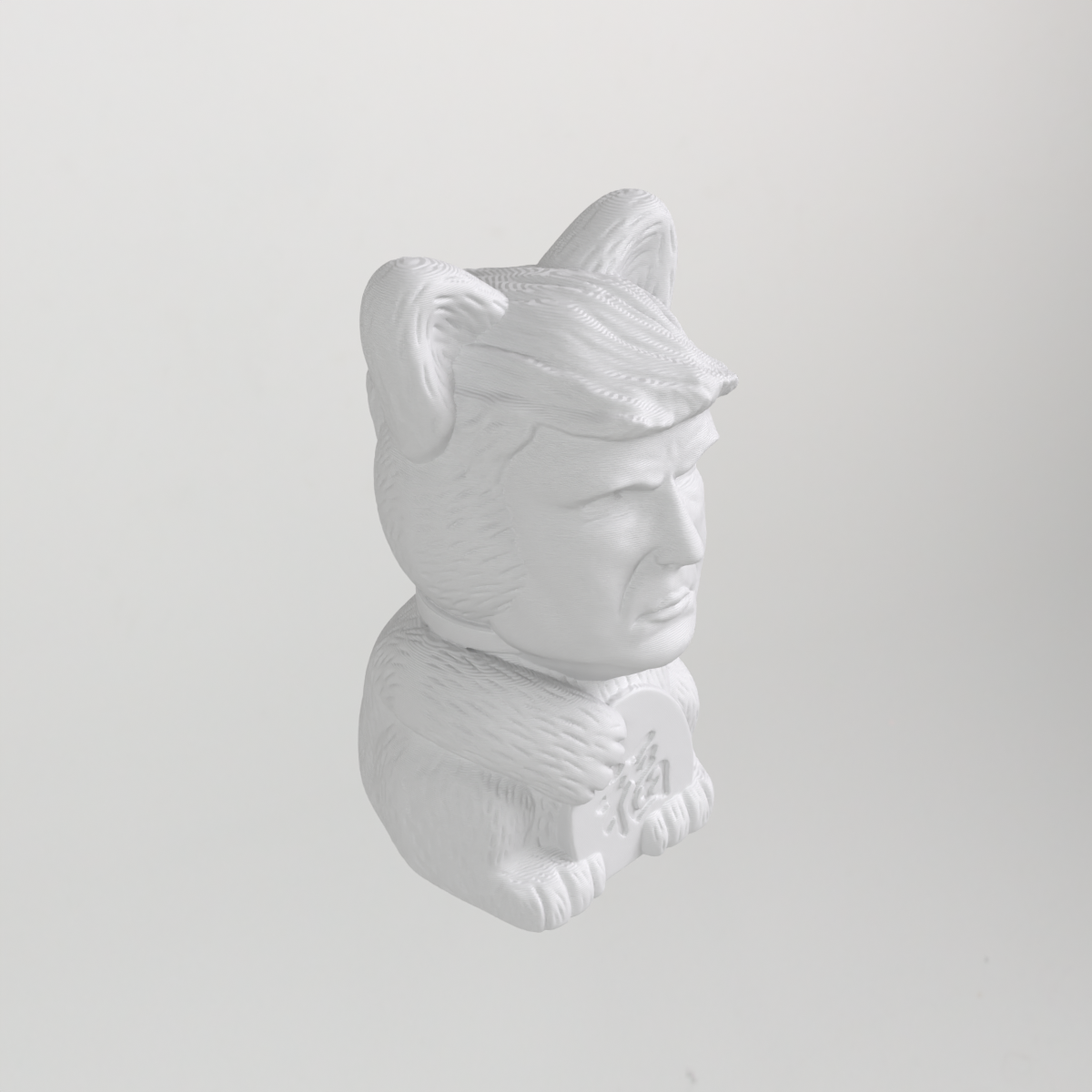 Kat-Trump-beeldje – grappig remixfiguur