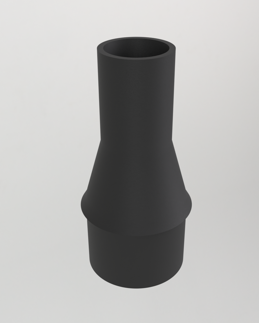 Adapter van ShopVac naar afzuigaansluiting – precieze pasvorm
