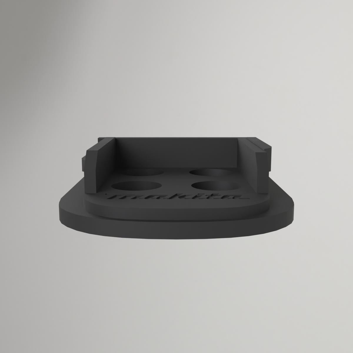 Houder voor Makita 18 V-gereedschap voor een 1"-gaatjesbord