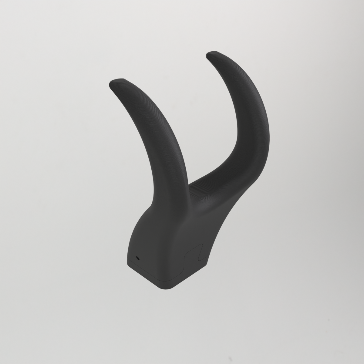 Minimalistische wandhouder voor ukelele – tweedelig ontwerp