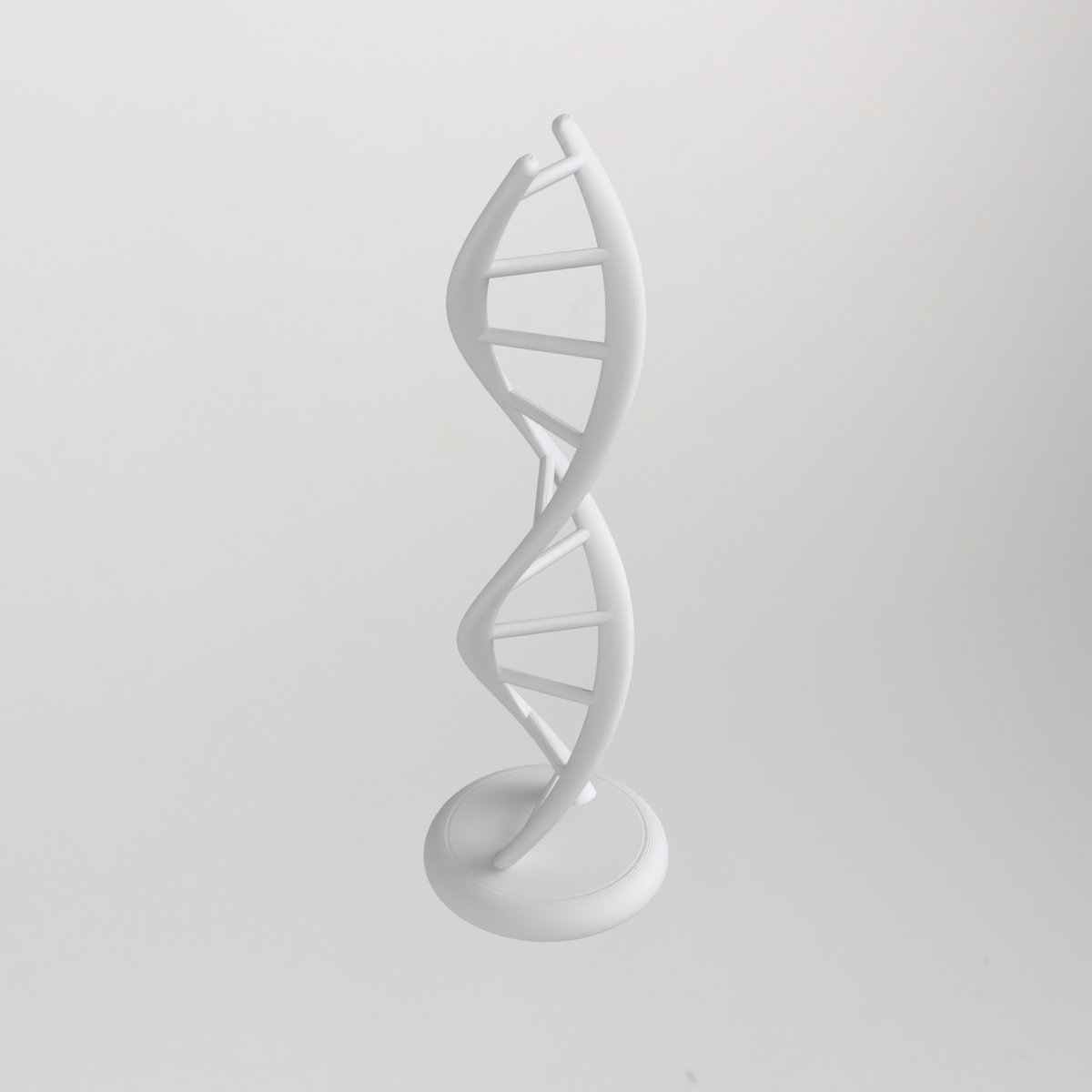 Dubbele helix DNA-model – zonder support te printen