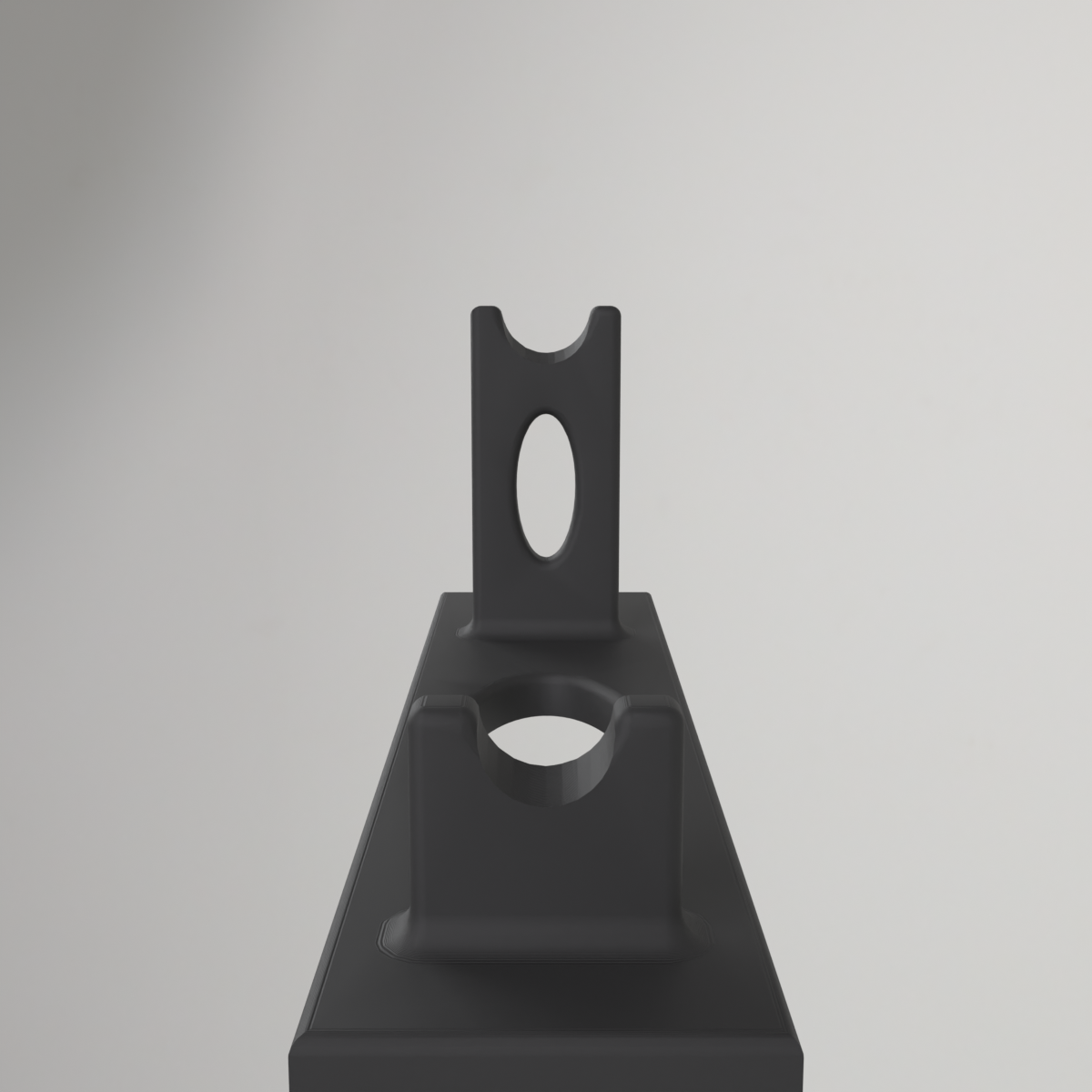 Compacte standaard voor blokfluit voor op tafel