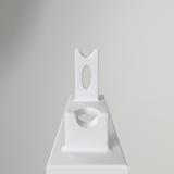 Compacte standaard voor blokfluit voor op tafel