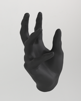 iPhone-standaard in de vorm van een hand – 3D-gescande telefoonhouder