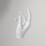 iPhone-standaard in de vorm van een hand – 3D-gescande telefoonhouder