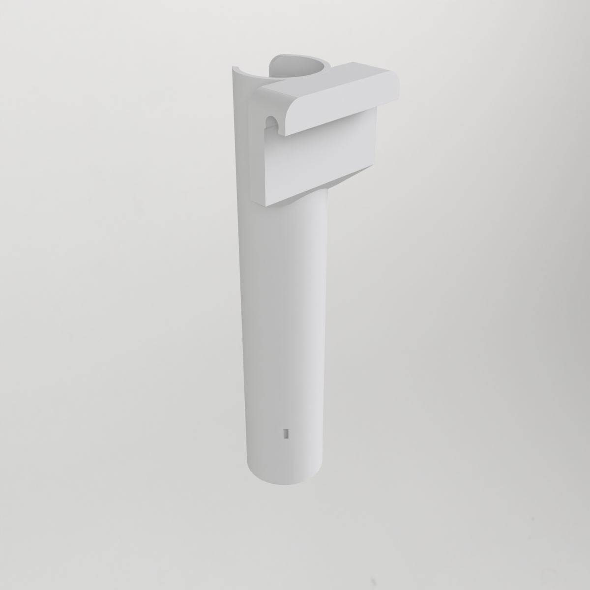 Hengelhouder voor fietsmand – bevestigen met tiewraps
