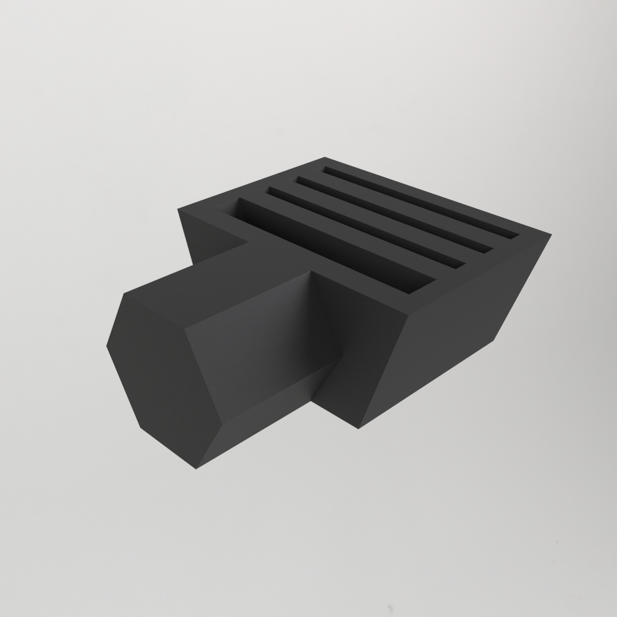Plectrumhouder voor honeycomb-opbergwand