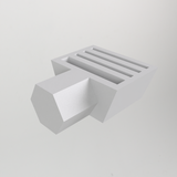 Plectrumhouder voor honeycomb-opbergwand