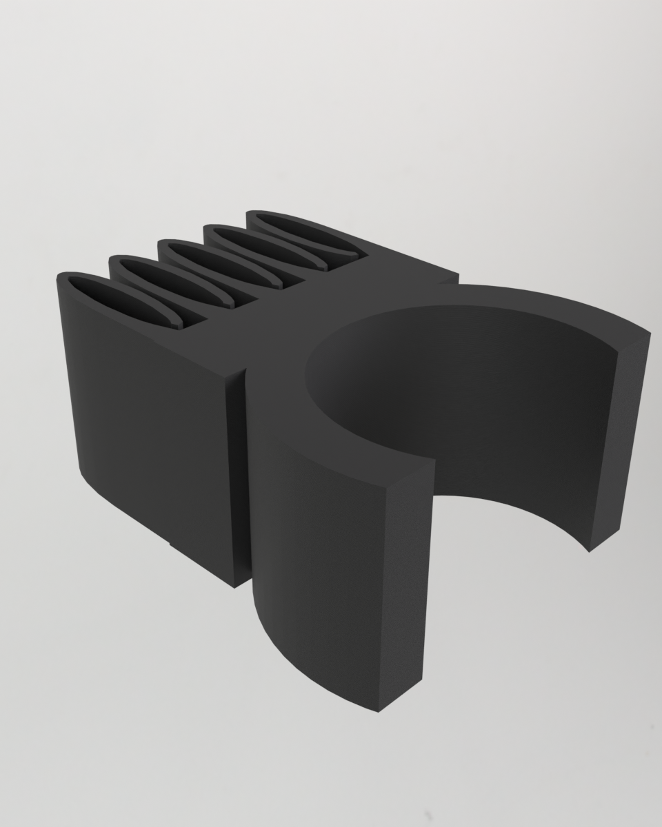 Plectrumhouder met clip voor microfoonstandaard