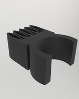 Plectrumhouder met clip voor microfoonstandaard