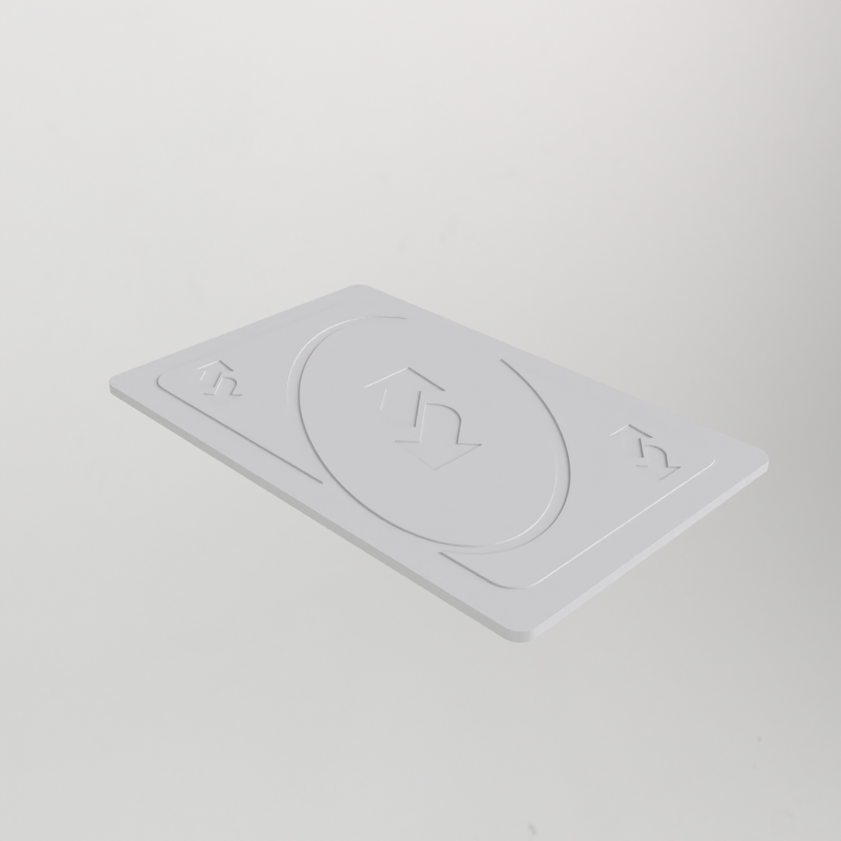 Uno Reverse-kaart – 3D-print voor dubbele extrusie