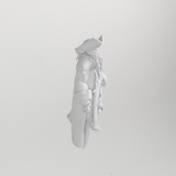 3D-geprint Davy Jones-piratenfiguur