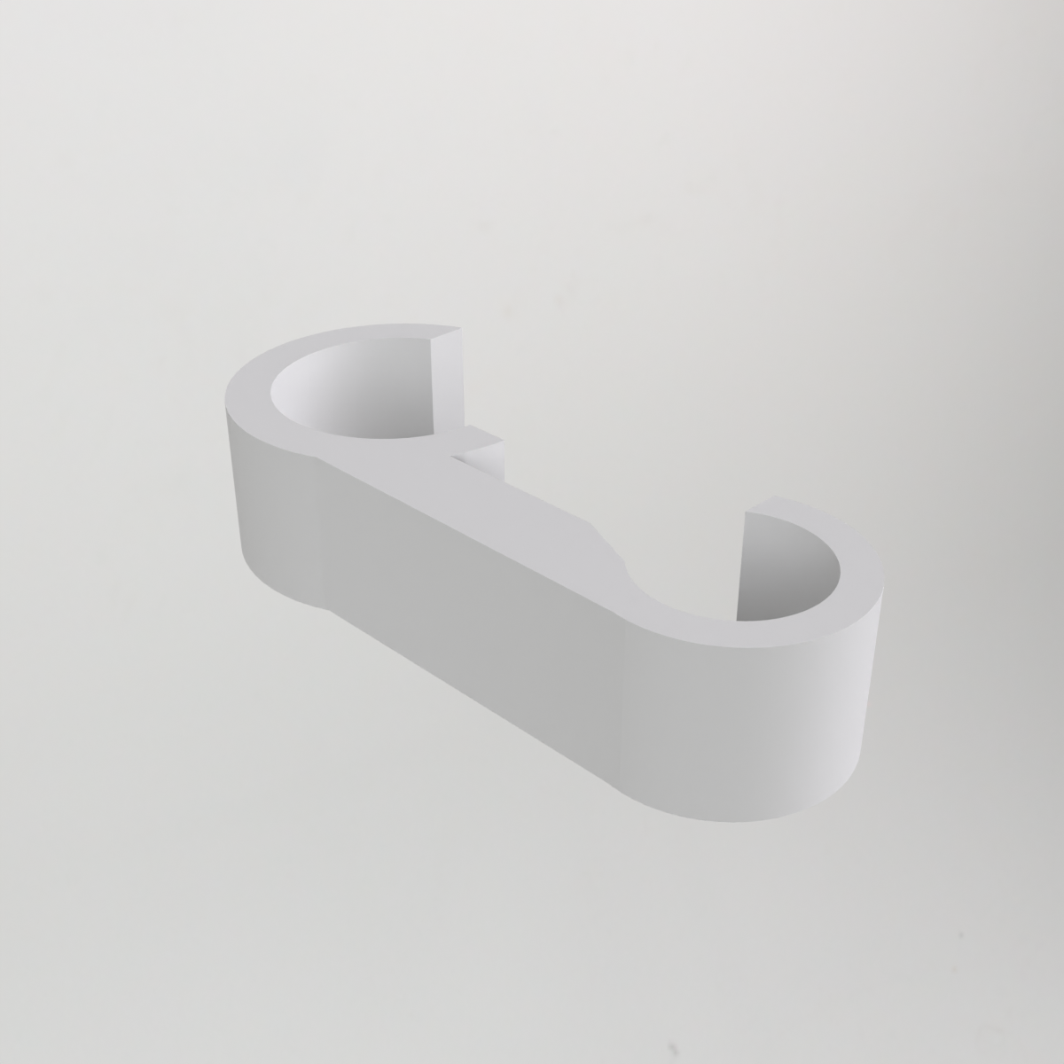 Jassenhaak voor buizen met klikmontage voor buizen van 22 mm / 7/8"