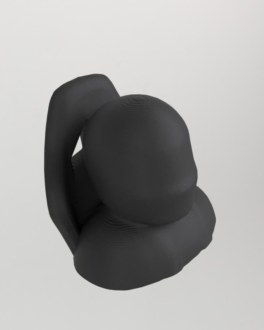Schippersfiguur met stoel voor radiografisch bestuurbare boten