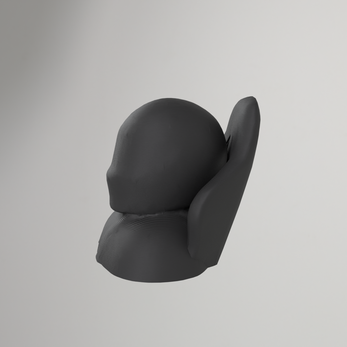 Schippersfiguur met stoel voor radiografisch bestuurbare boten