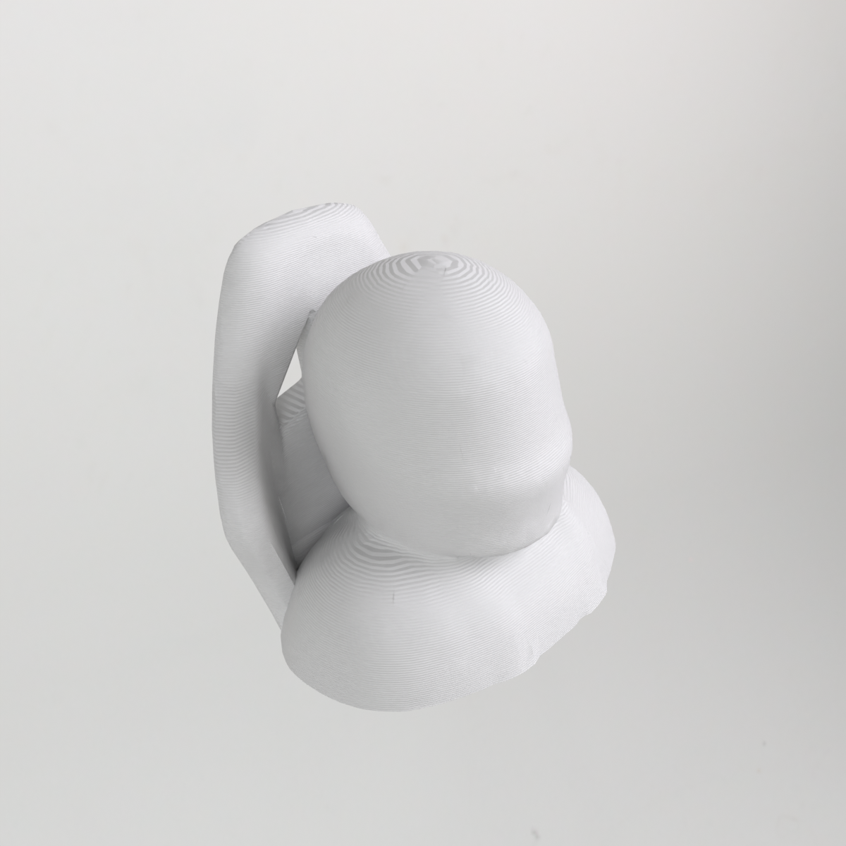 Schippersfiguur met stoel voor radiografisch bestuurbare boten