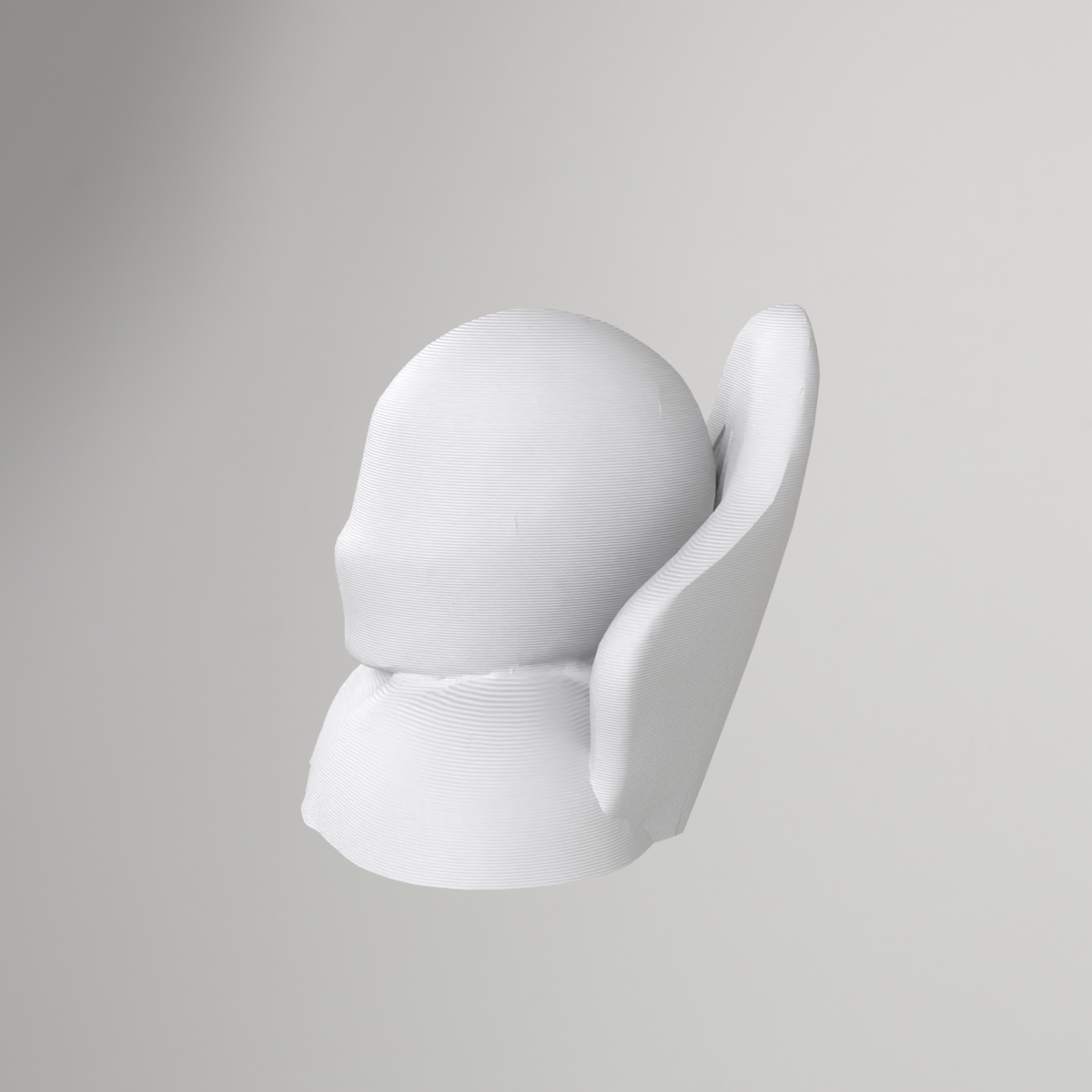 Schippersfiguur met stoel voor radiografisch bestuurbare boten