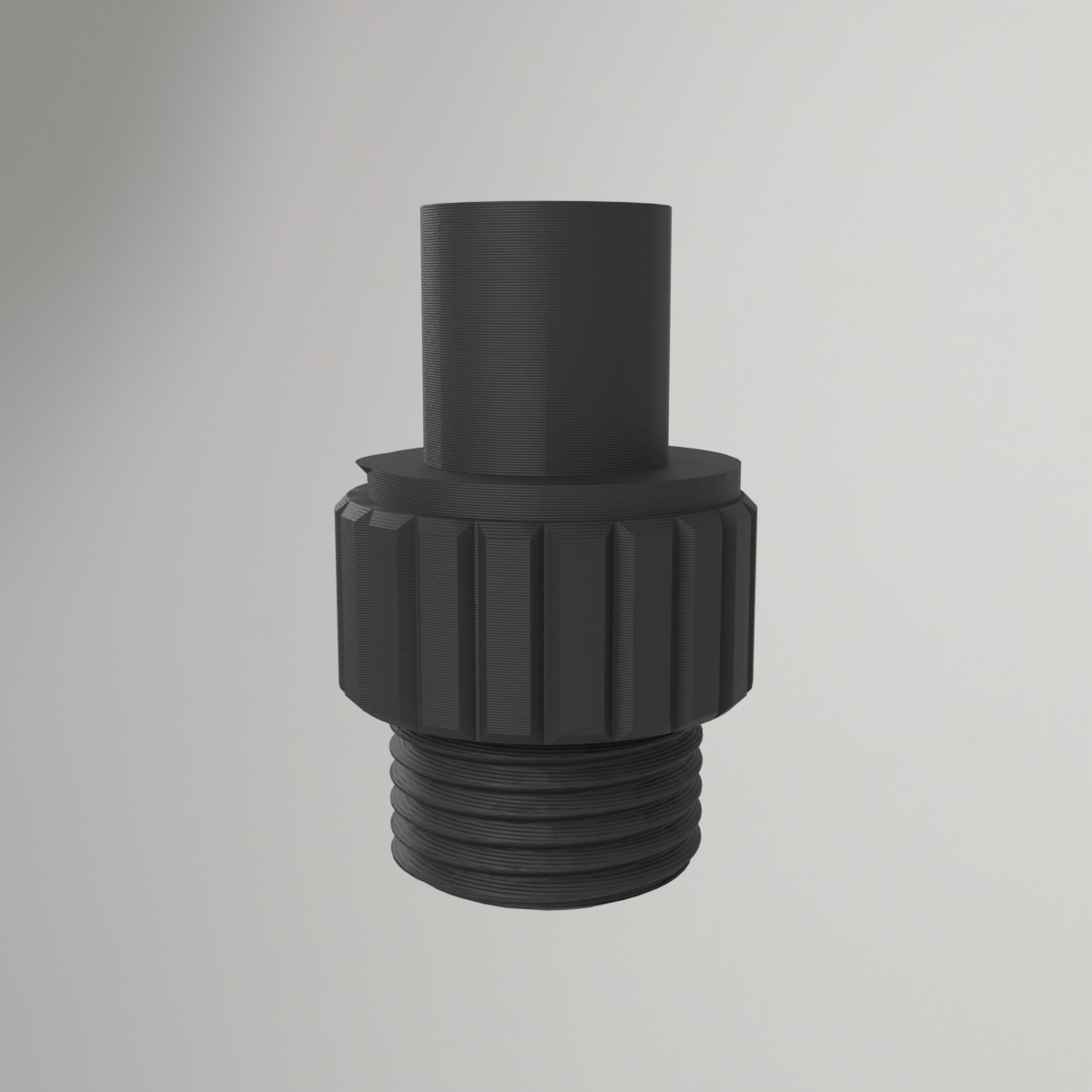 Tuinslangadapter voor regenwateropvang aan regenpijp
