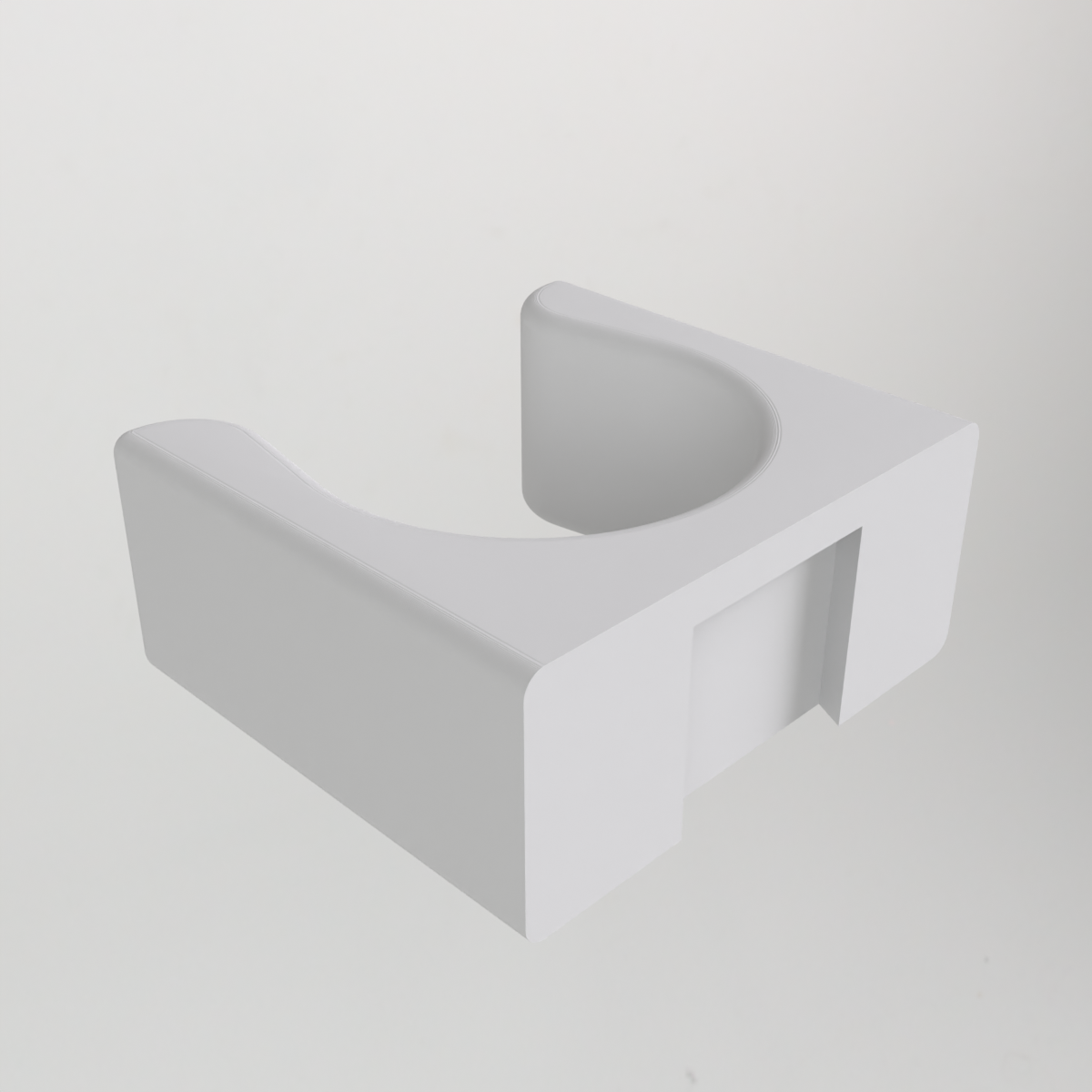 Verticale wandclip voor fatbike