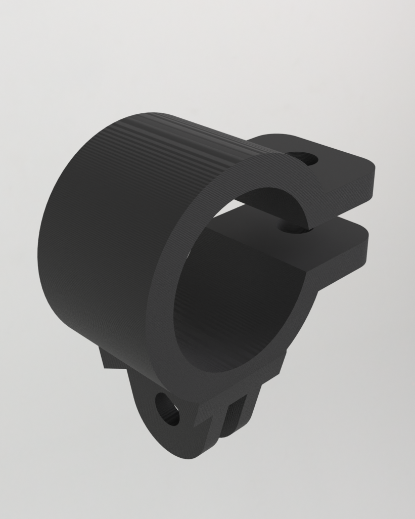 Fietshouder voor zaklamp van 23,3 mm – GoPro-compatibel