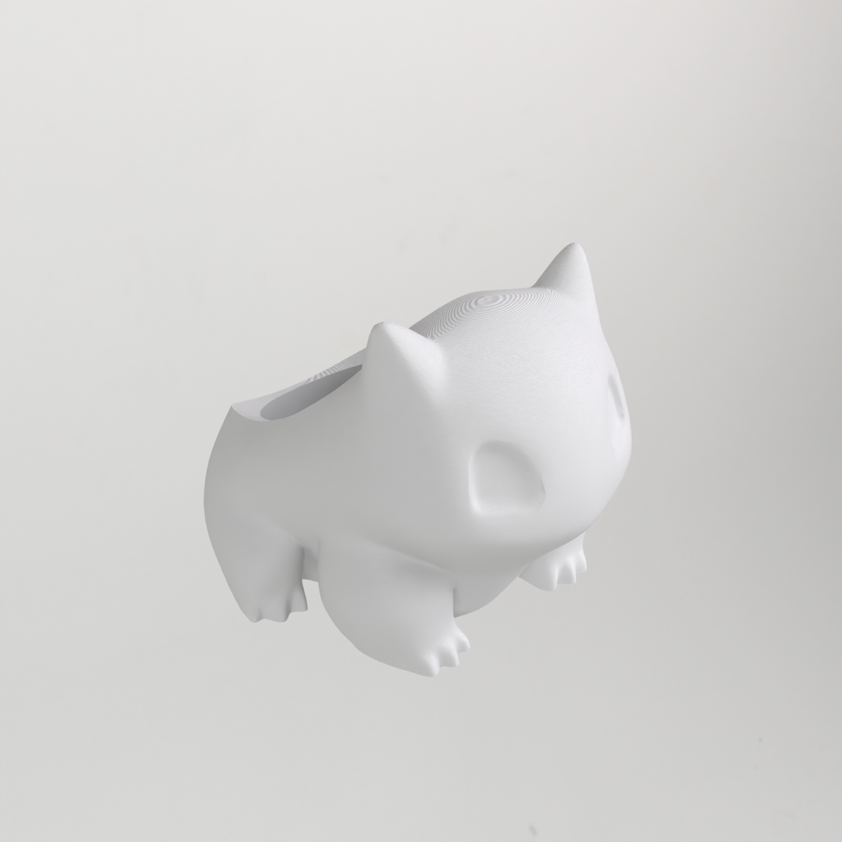 Bulbasaur-bloempot – gedetailleerde Pokémon-pot