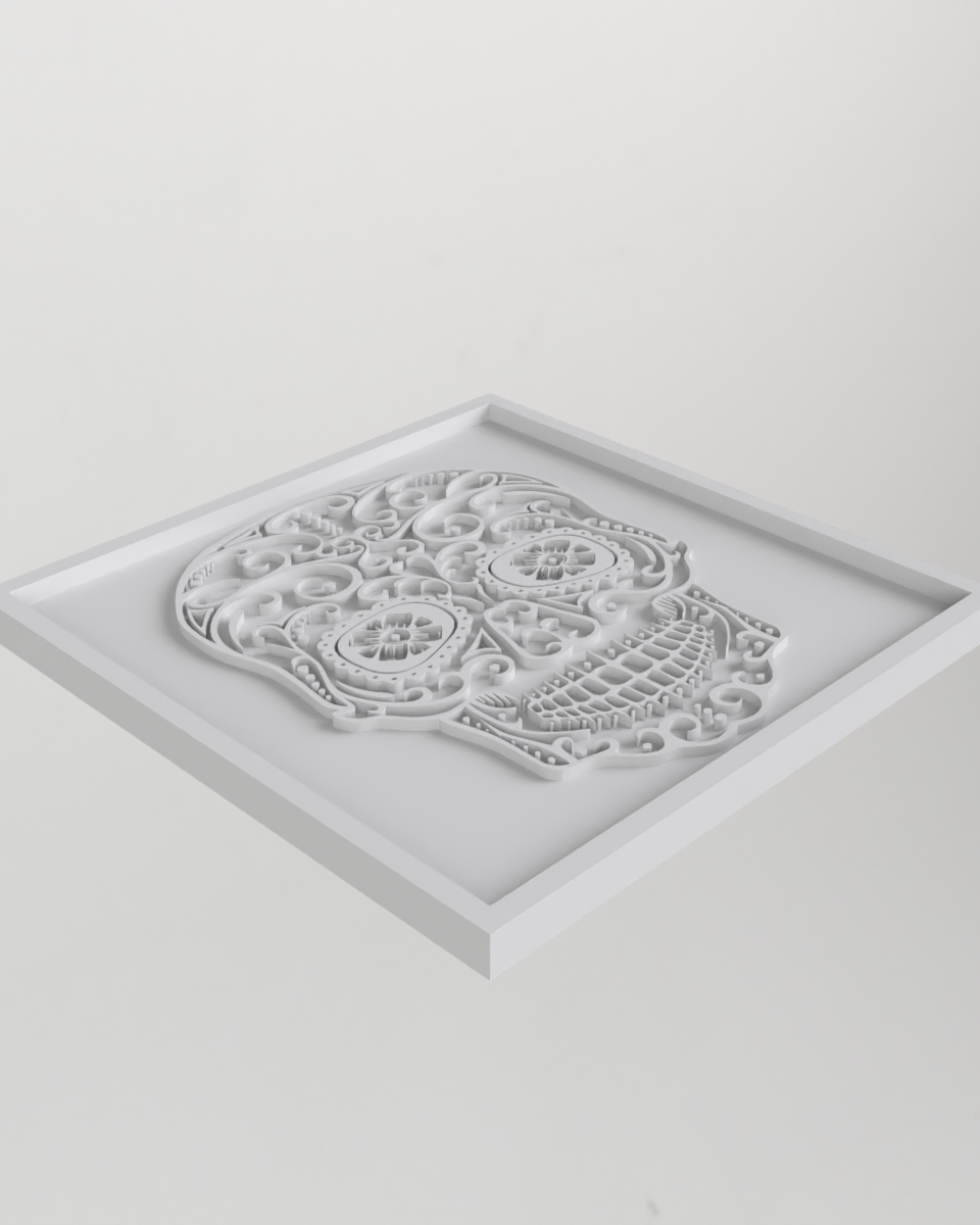 Decoratief suikerschedelfiguurtje voor Día de los Muertos, nr. 22