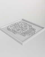 Decoratief suikerschedelfiguurtje voor Día de los Muertos, nr. 22