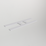 Vrijstaande 3D-geprinte standaard voor akoestische gitaar