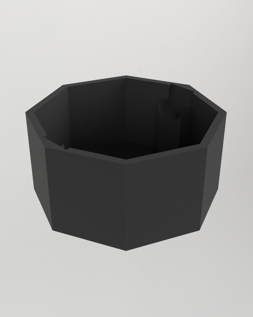 Klopbak voor espresso met houten staaf