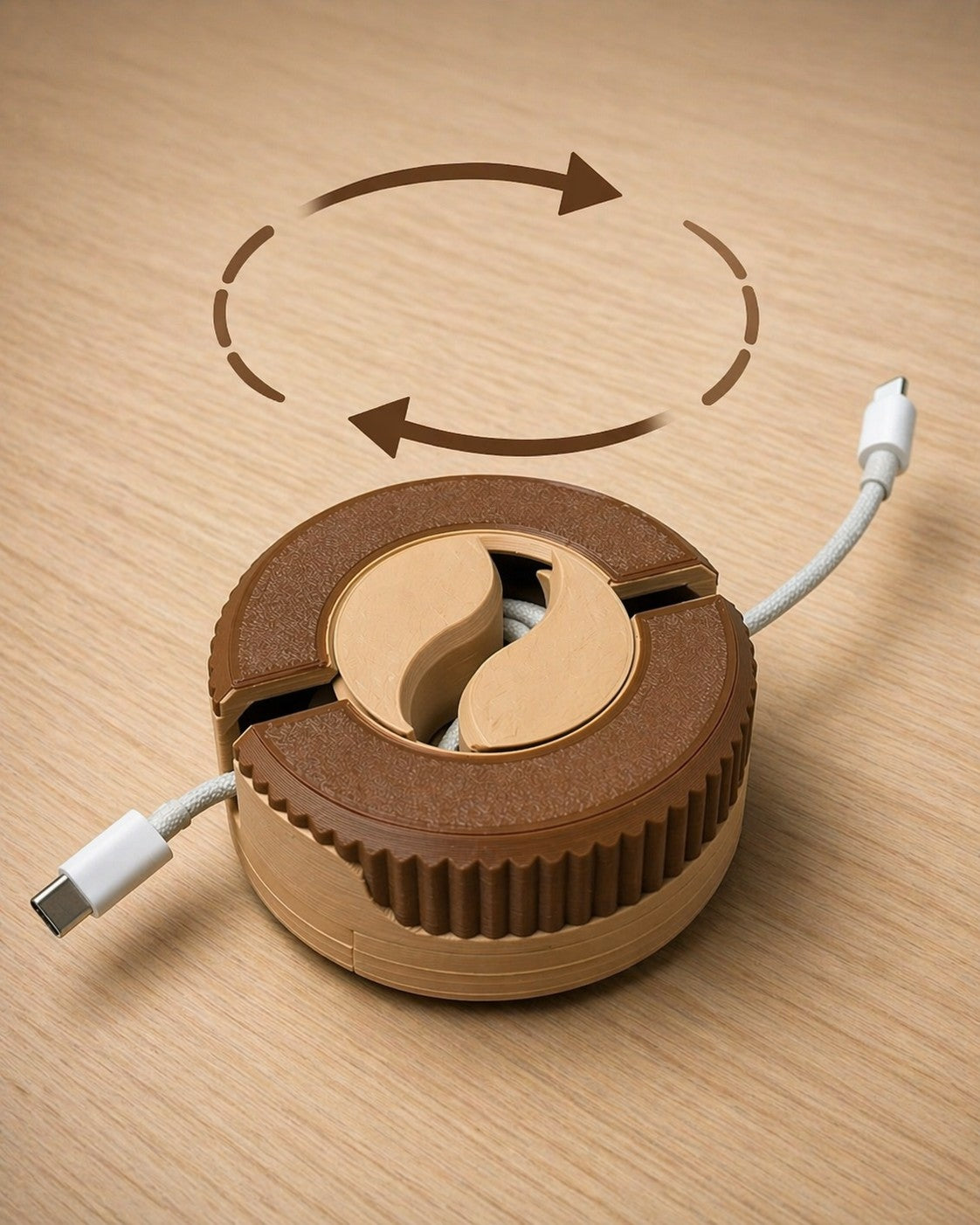 Ergonomische kabelopwinder – altijd opgeruimde kabels