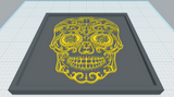 Decoratief suikerschedelfiguurtje voor Día de los Muertos, nr. 22